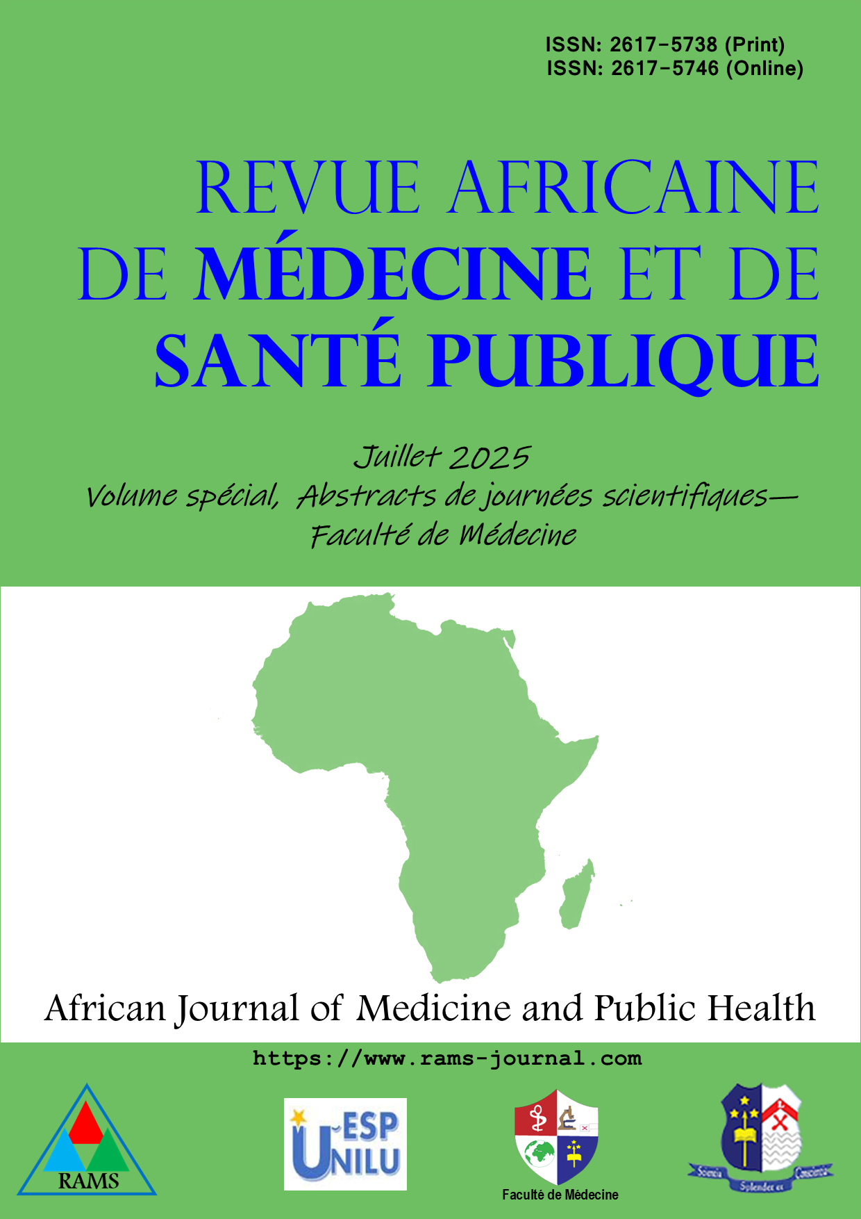					Afficher 2025: Volume spécial, Abstracts Journées Scientifiques - Faculté de Médecine
				
